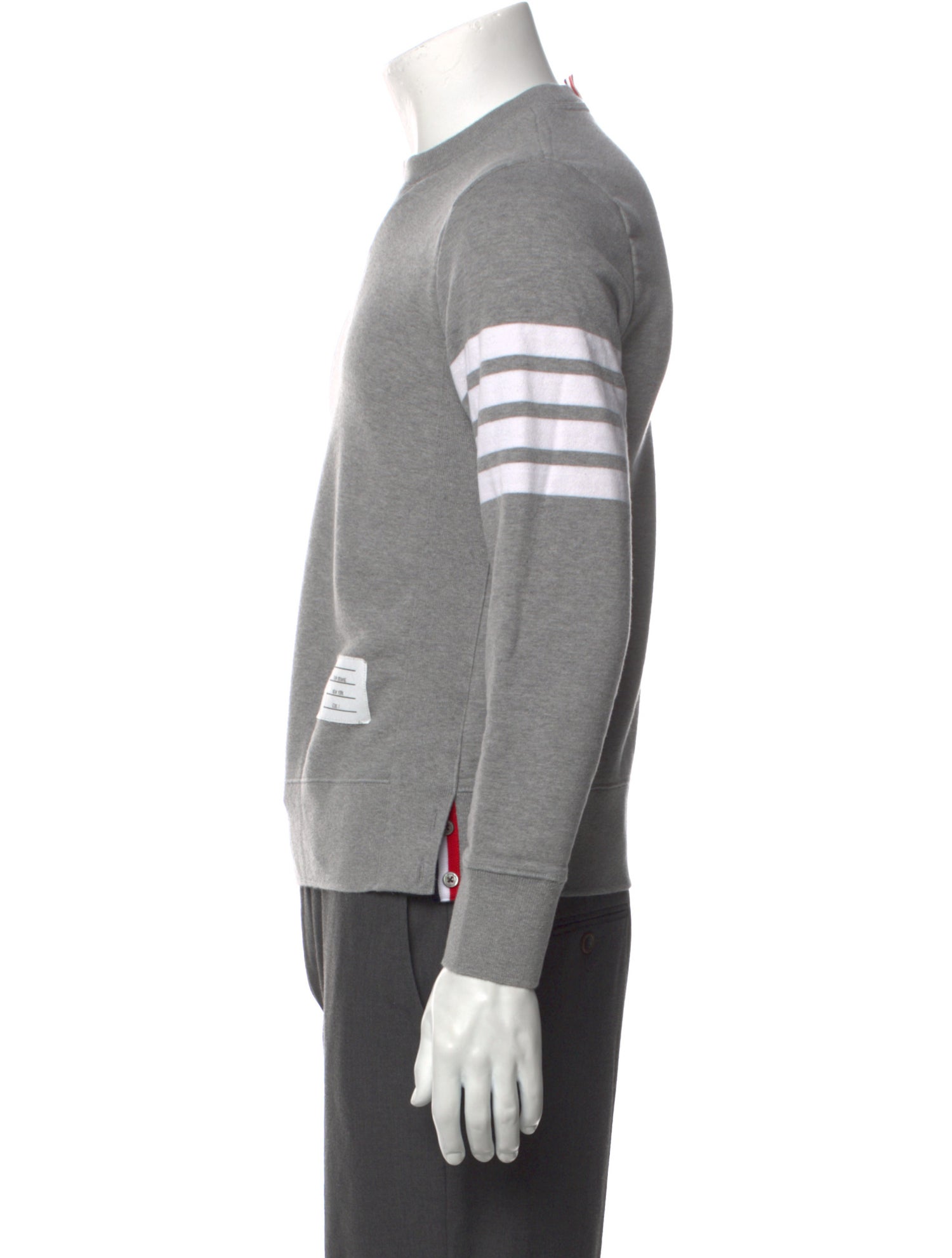 Thom Browne 4-Bar Striped Sweatshirt